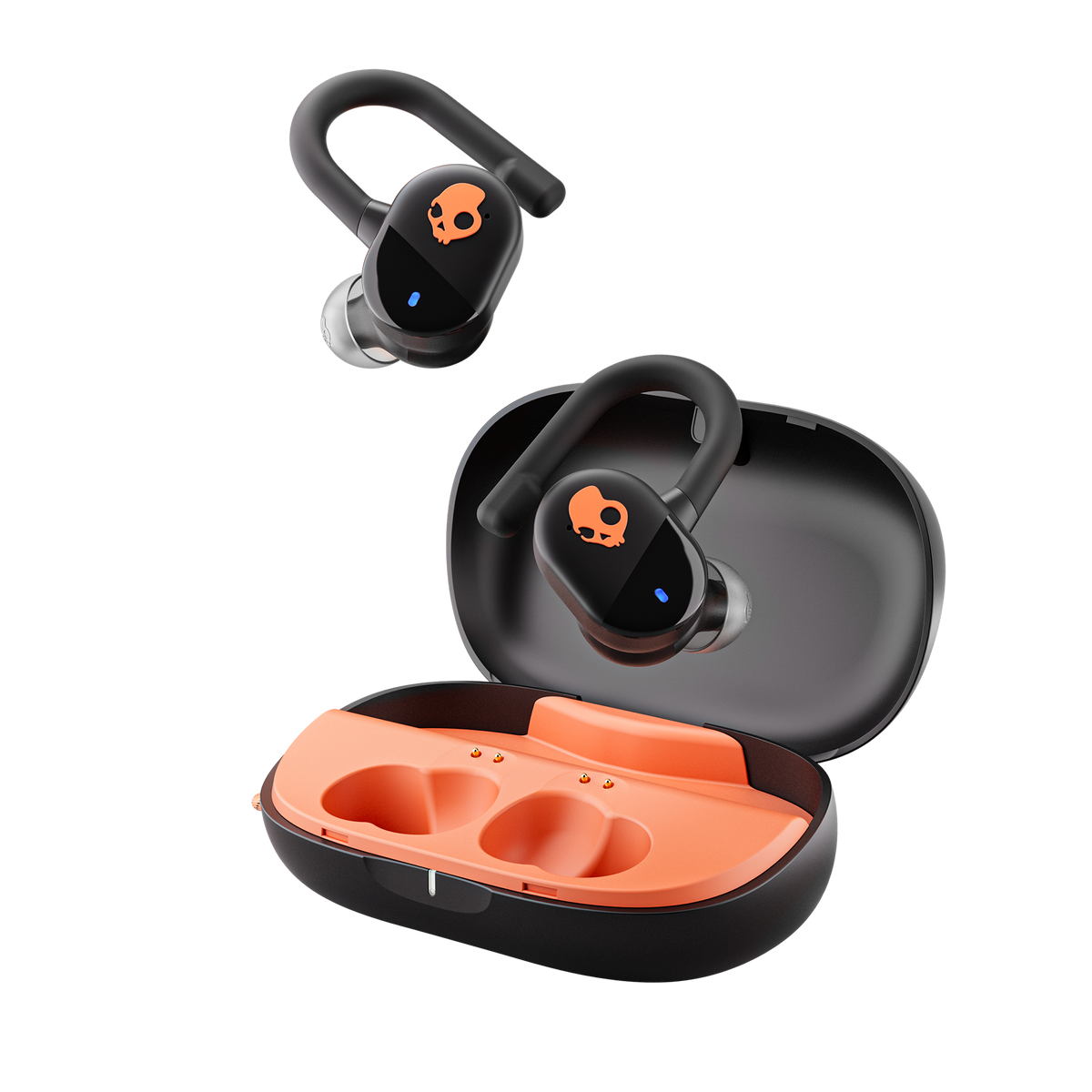 Skullcandy Push Play Active True Wireless Sport Earbuds - Black/Orange