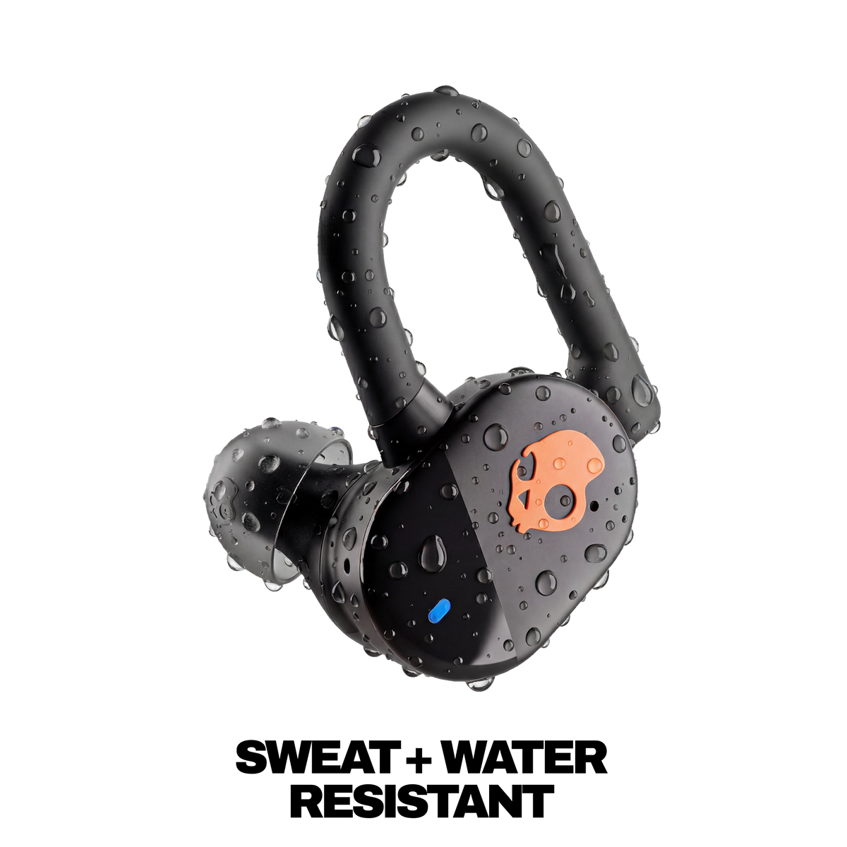 Skullcandy Push Play Active True Wireless Sport Earbuds - Black/Orange