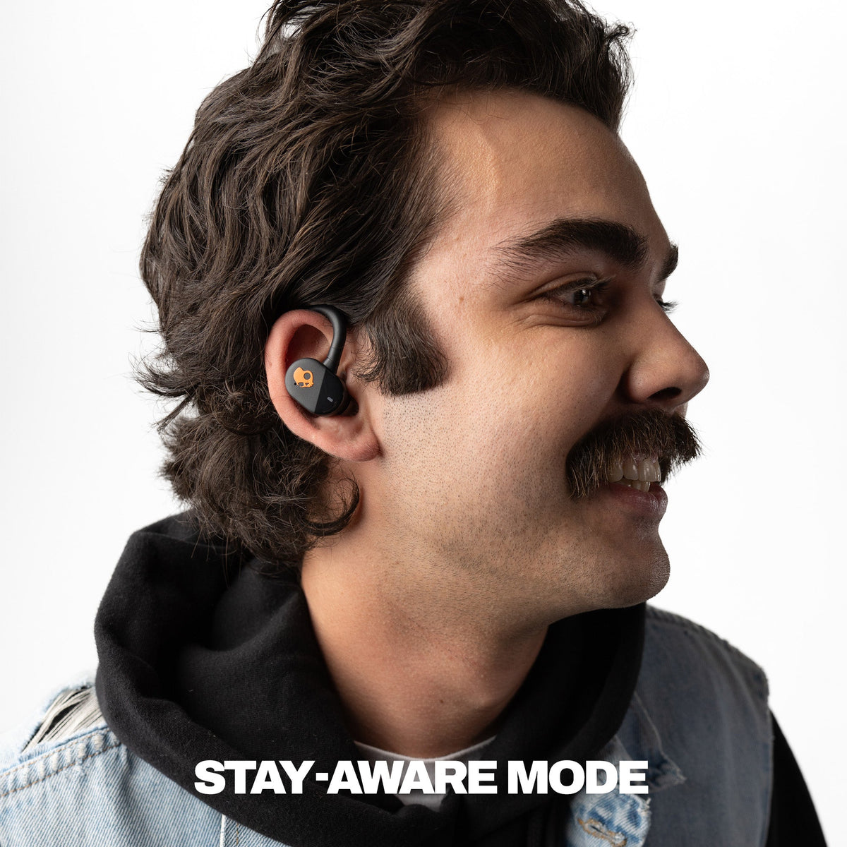 Skullcandy Push Play Active True Wireless Sport Earbuds - Black/Orange