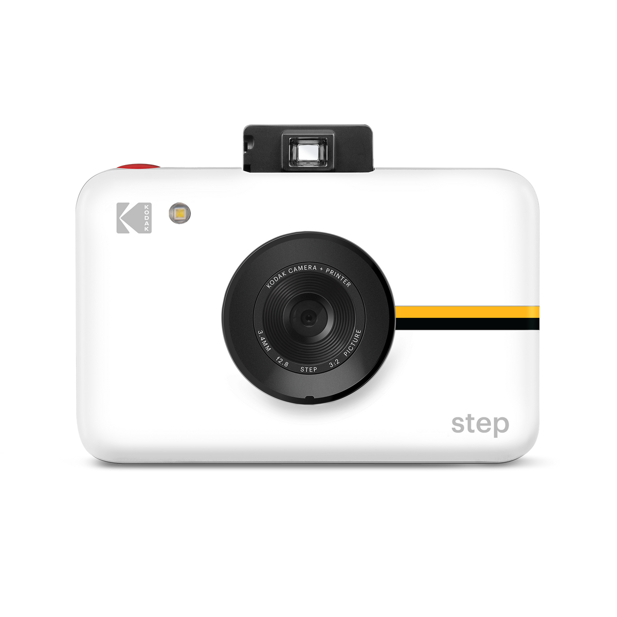 Kodak Step Instant Print Digital Camera, 10MP, 2x3 Zink Prints - White