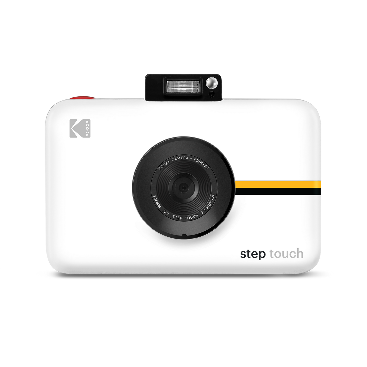 Kodak Step Touch Instant Print Camera, 13MP, 3.5" Touchscreen - White