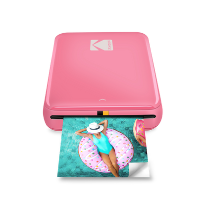 Kodak Step Wireless Mobile Photo Printer, 2x3 Zink Prints - Pink