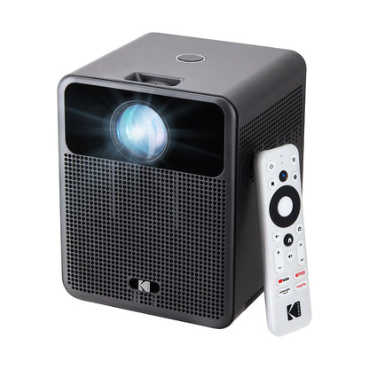 Kodak FLIK HD10 Smart Projector, Native 1080p with Voice Remote