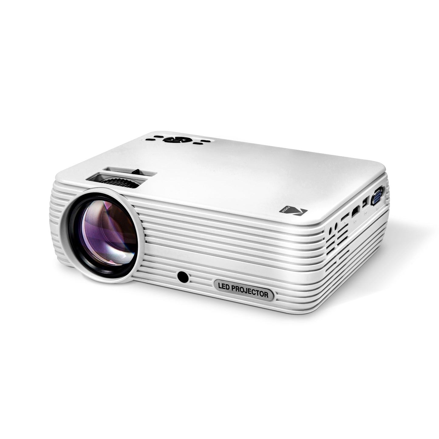 KODAK FLIK X4 Home Projector | 4.0 LCD Compact Home Theater System Projects Up to 150” with 1080p Compatibility & Bright Lumen LED Lamp | VGA/AV/HDMI/USB/TF Inputs | Remote, Tripod & Carry Case