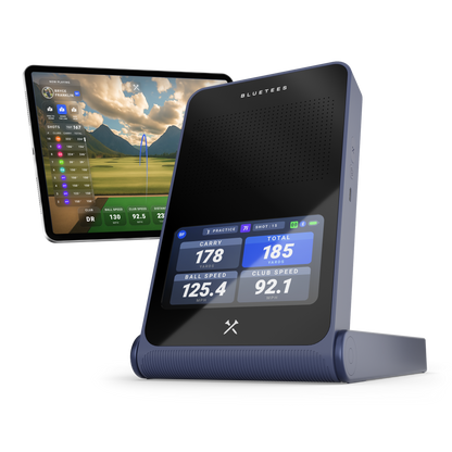 Blue Tees Golf Rainmaker Portable Golf Launch Monitor - Black