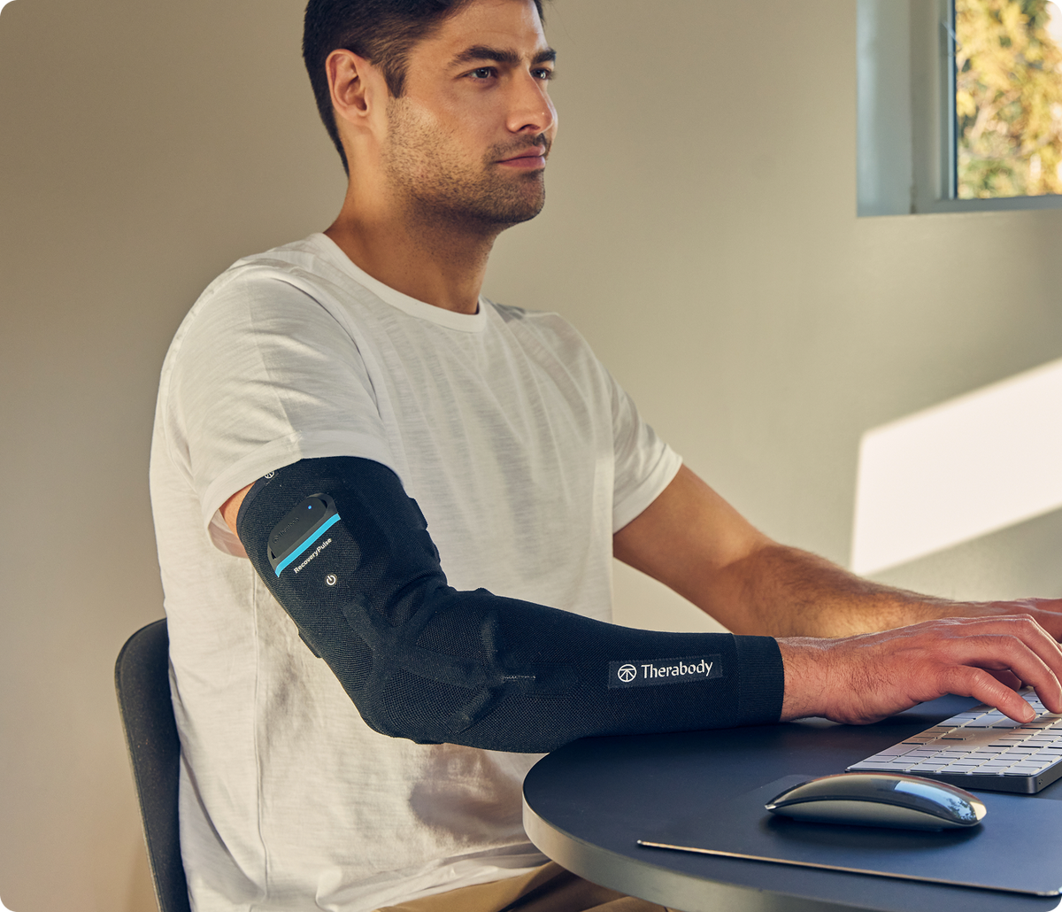 Therabody RecoveryPulse Arm Vibration Compression Sleeve - Size XS