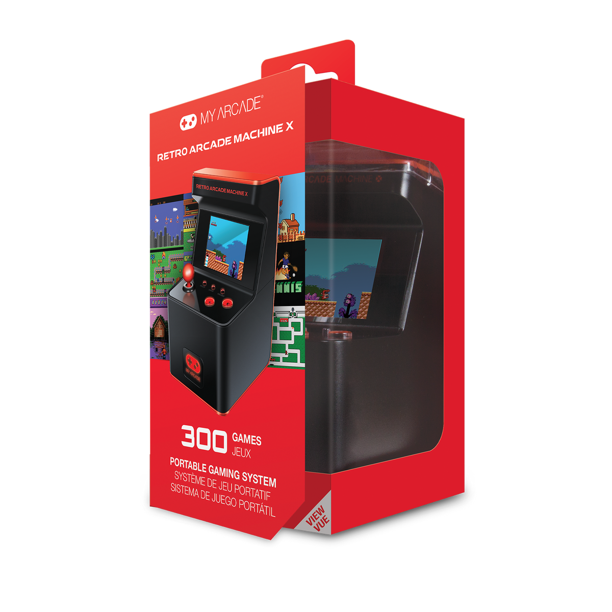 My Arcade Retro Arcade Machine X Mini Arcade Cabinet (300 Games in 1)
