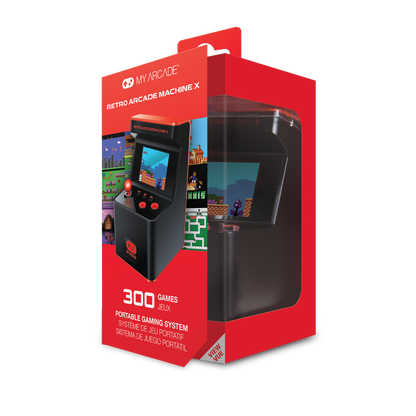 My Arcade Retro Arcade Machine X Mini Arcade Cabinet (300 Games in 1)