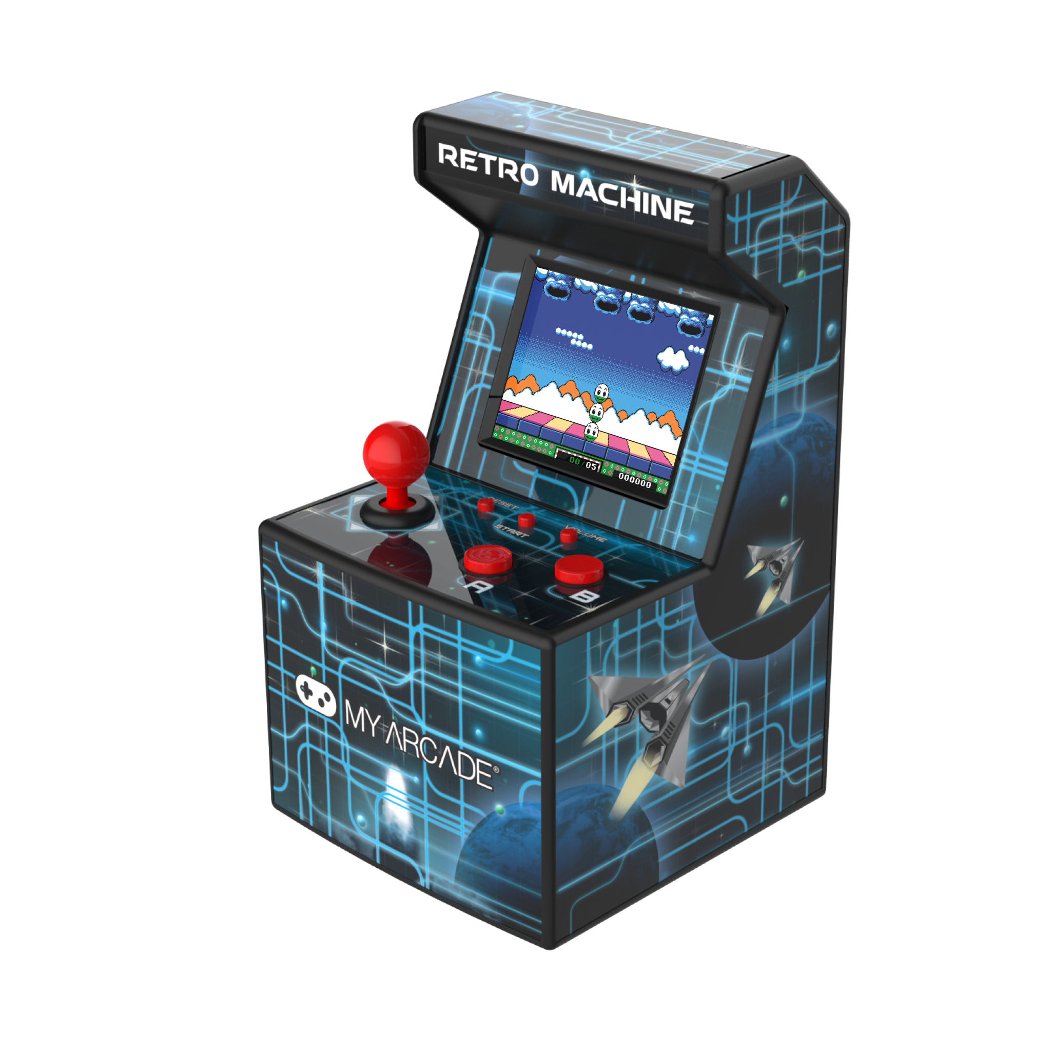 My Arcade Retro Machine Plug & Play Retro Video Game Console (200 Games in 1)