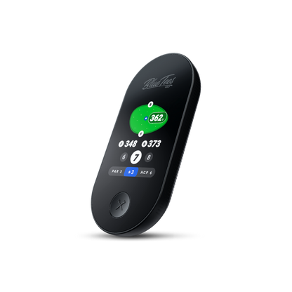 Blue Tees Golf Ringer Magnetic GPS Golf Handheld with Touch Screen - Black
