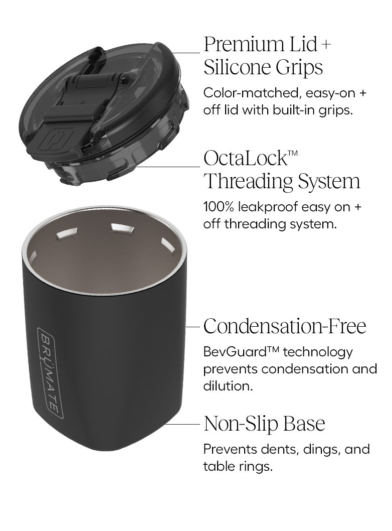 BruMate Rocks 12 oz Insulated Rocks Tumbler