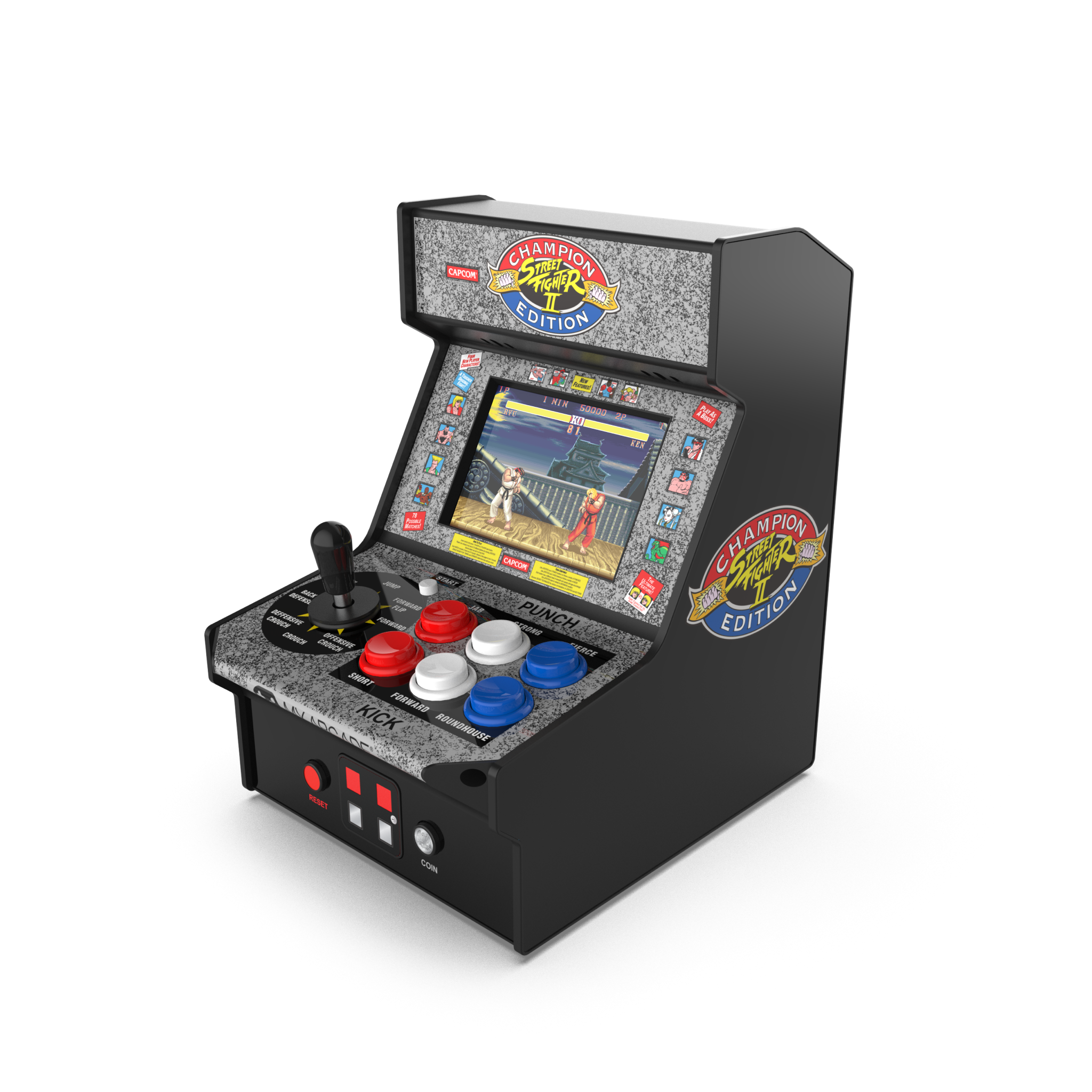 My Arcade Micro Player 7.5" Street Fighter II Champion Edition Collectible Retro Arcade