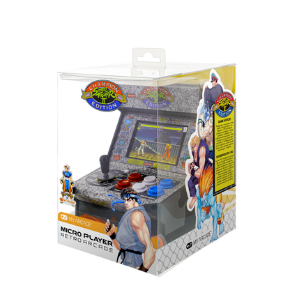 My Arcade Micro Player 7.5" Street Fighter II Champion Edition Collectible Retro Arcade
