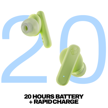 Skullcandy Smokin Buds True Wireless Earbuds - Matcha