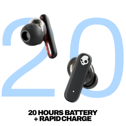 Skullcandy Smokin Buds True Wireless Earbuds - Midnight Smoke