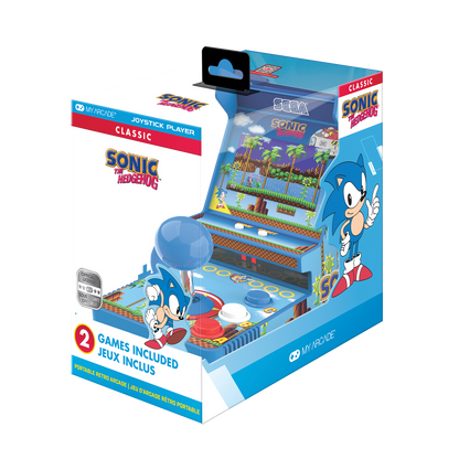 My Arcade Joystick Player 6.8" Sonic the Hedgehog Portable Retro Arcade (2 Games in 1)