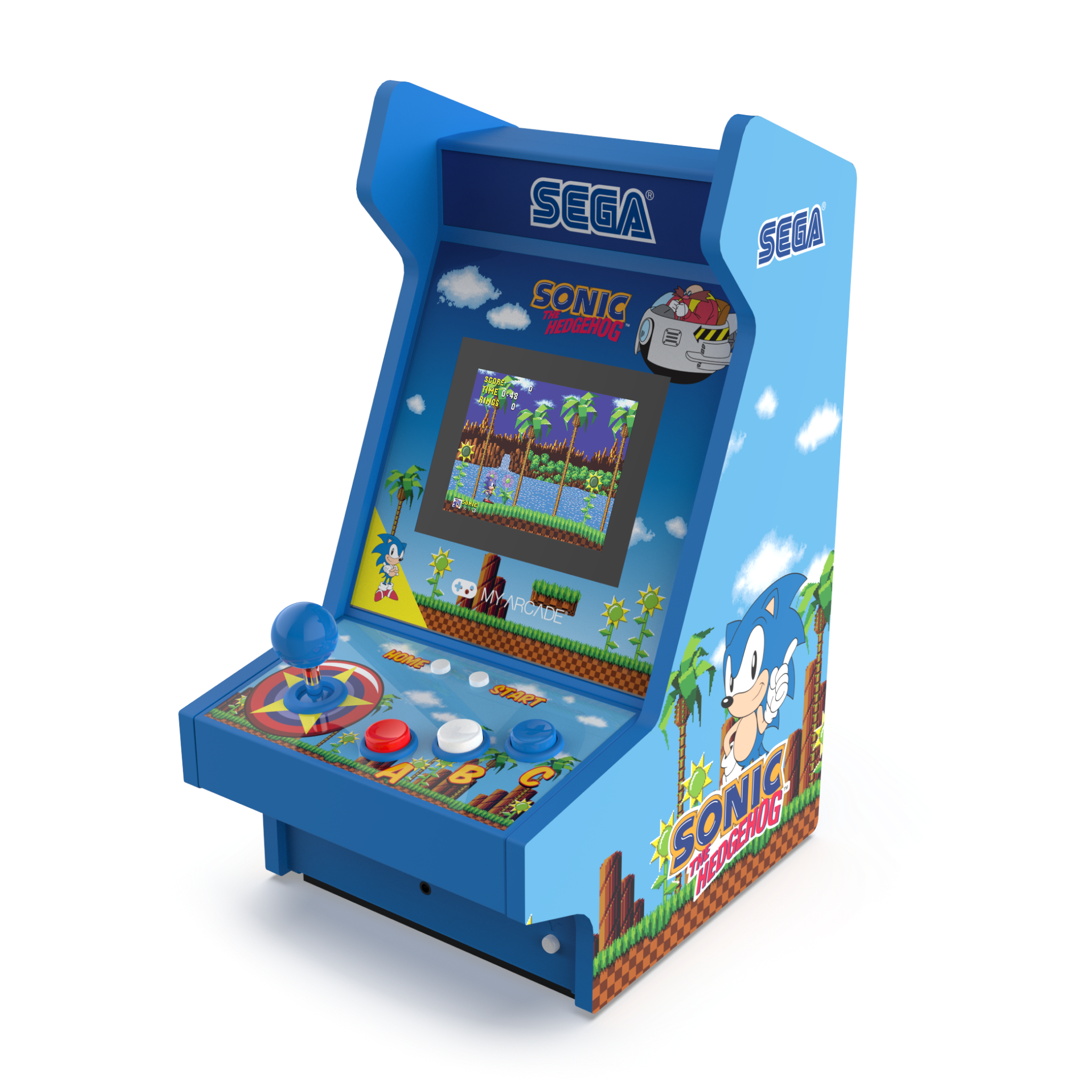 My Arcade Mighty Player 11" Sonic the Hedgehog Portable Retro Arcade (4 Games in 1)