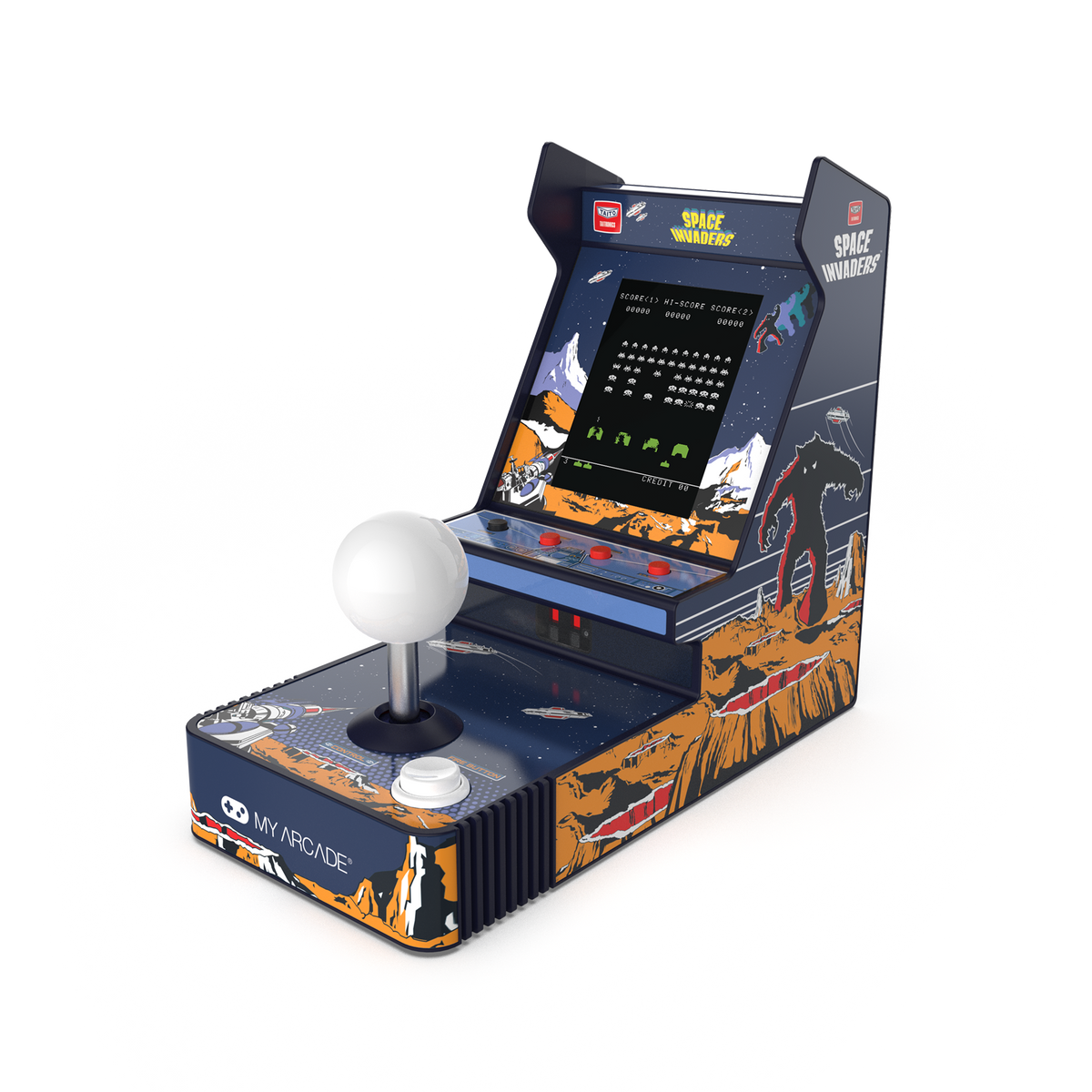 My Arcade Joystick Player 6.8" Space Invaders Portable Retro Arcade