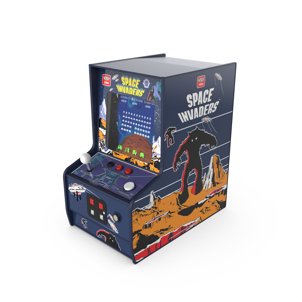 My Arcade Micro Player 6.75" Space Invaders Collectible Retro Arcade - Premium Edition
