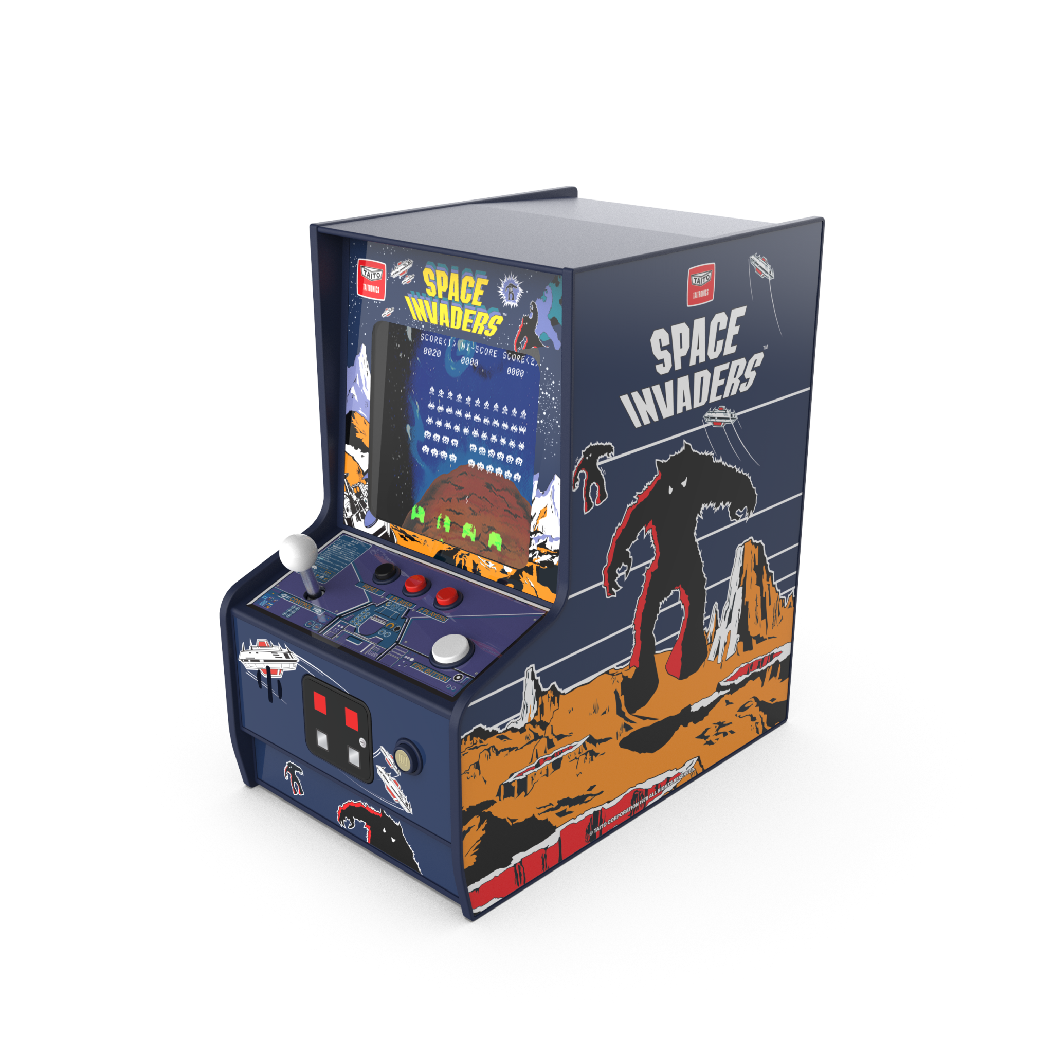 My Arcade Micro Player 6.75" Space Invaders Collectible Retro Arcade - Premium Edition