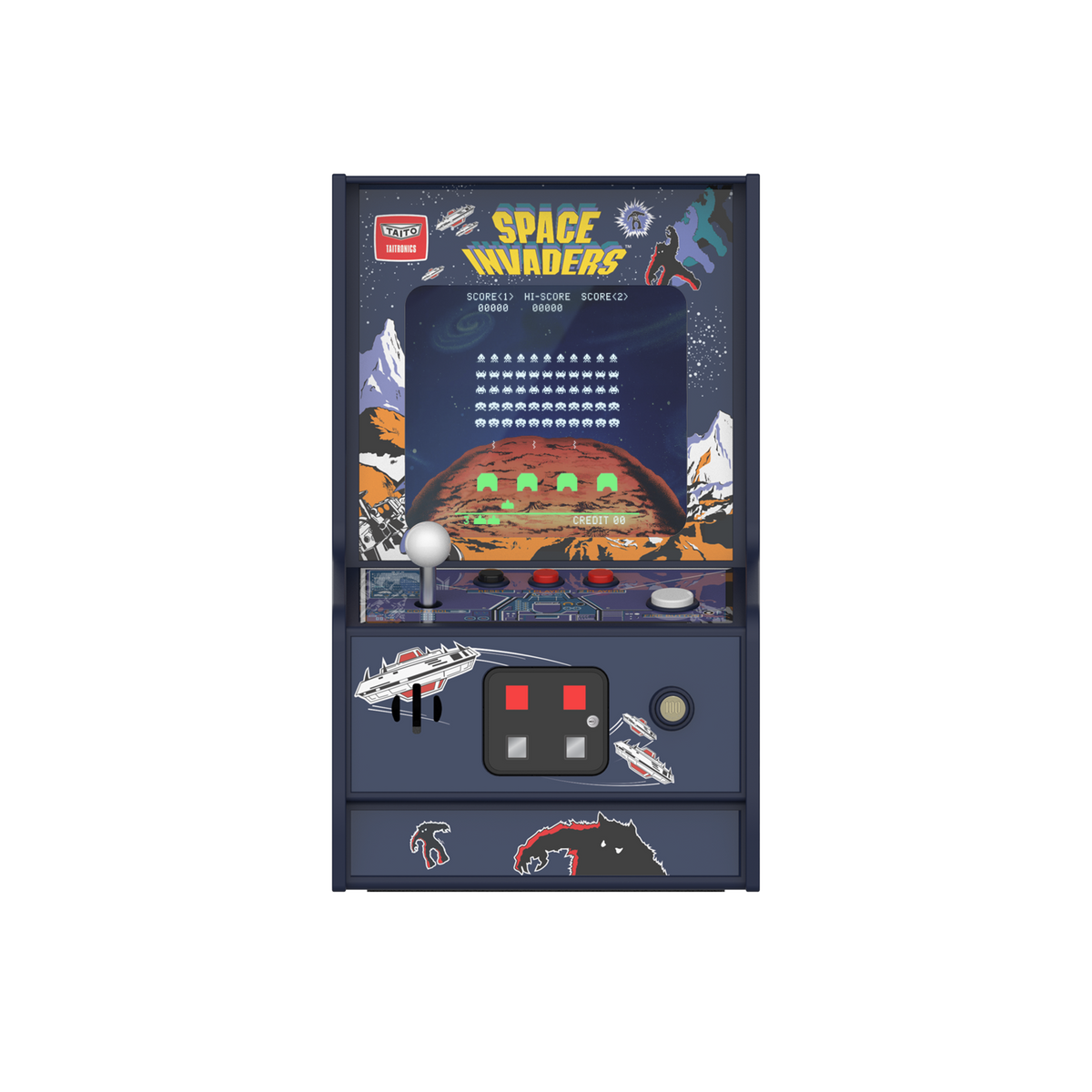 My Arcade Micro Player 6.75" Space Invaders Collectible Retro Arcade - Premium Edition