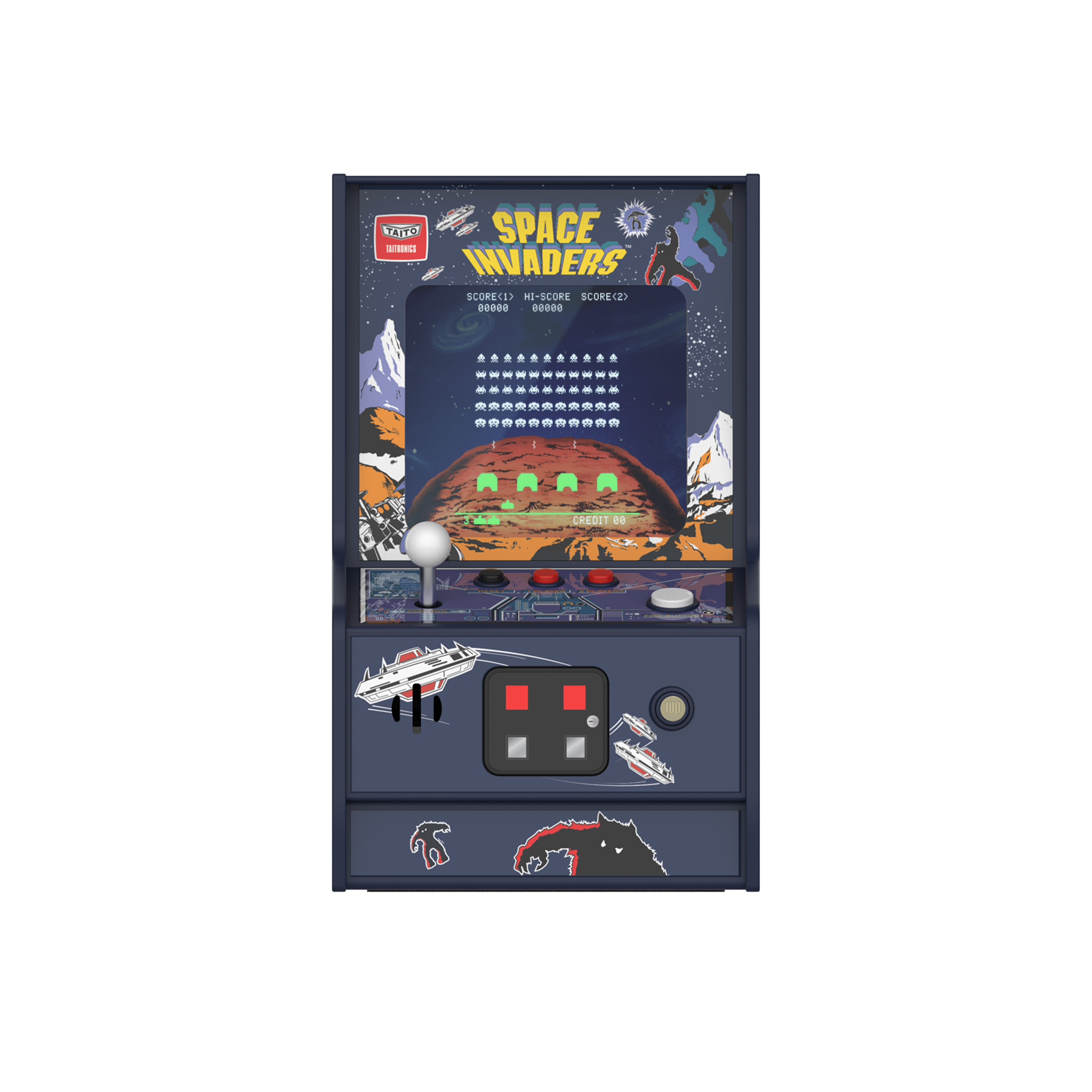 My Arcade Micro Player 6.75" Space Invaders Collectible Retro Arcade - Premium Edition