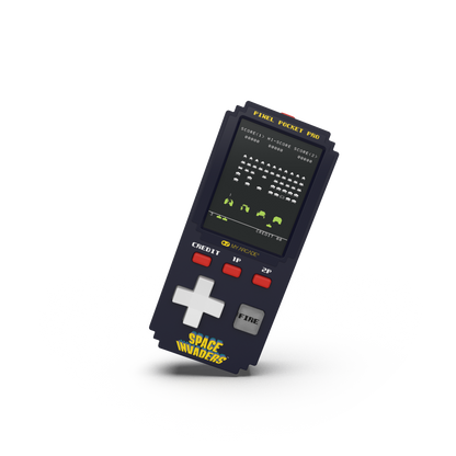 My Arcade Pixel Pocket Pro Space Invaders Portable Gaming System