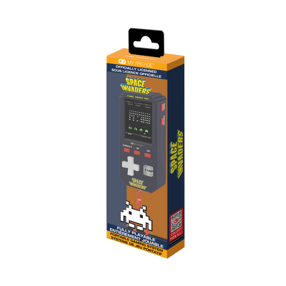 My Arcade Pixel Pocket Pro Space Invaders Portable Gaming System