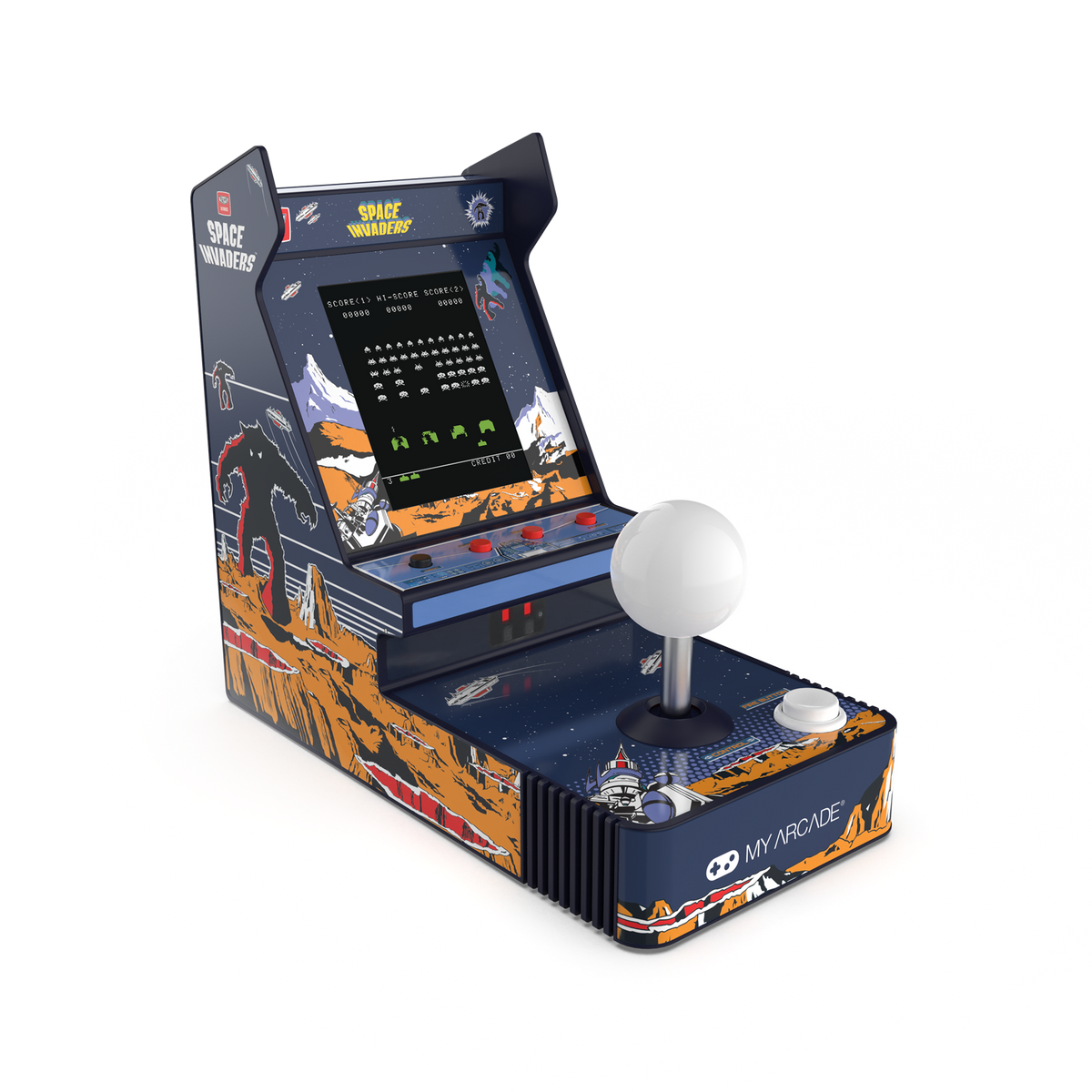 My Arcade Joystick Player 6.8" Space Invaders Portable Retro Arcade