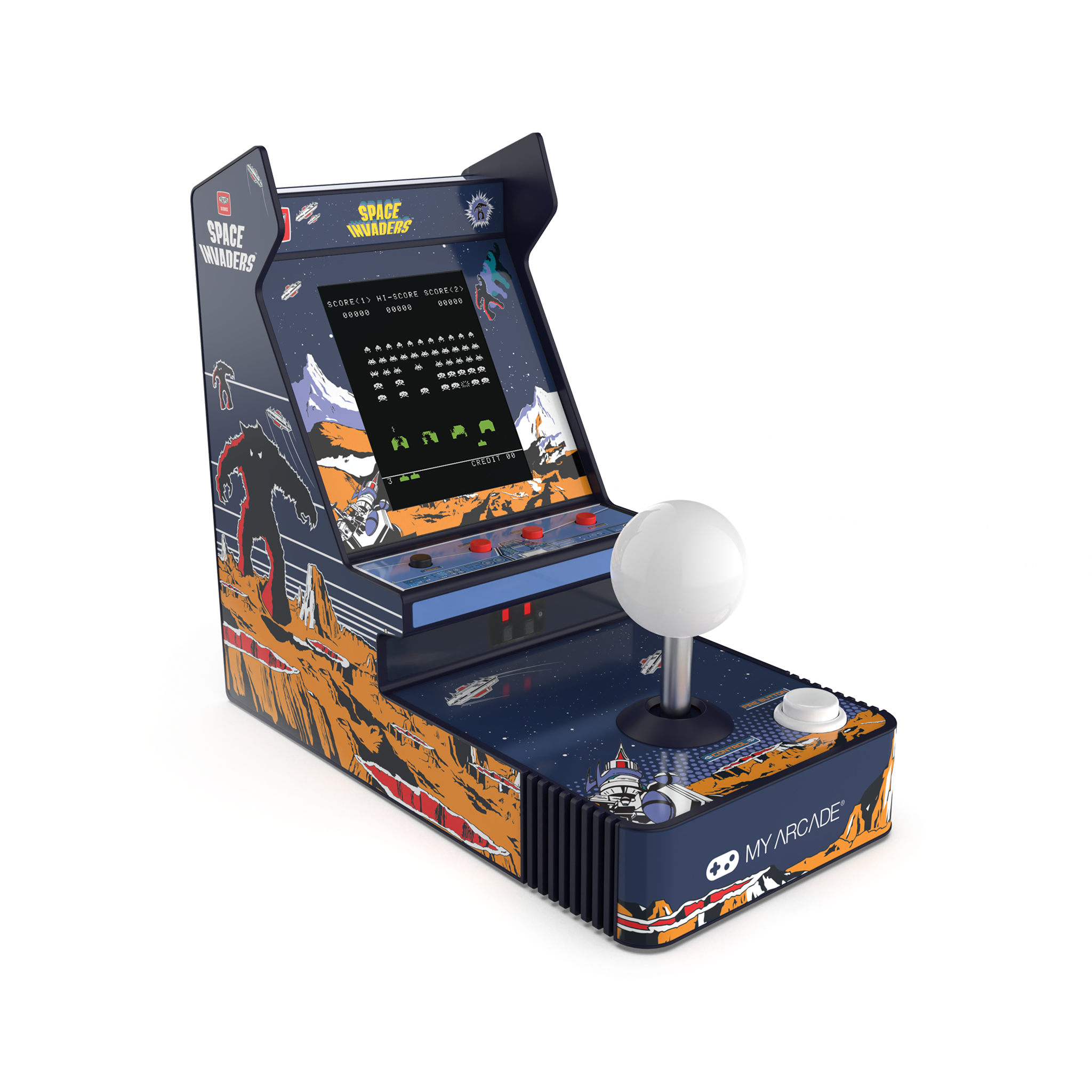 My Arcade Joystick Player 6.8" Space Invaders Portable Retro Arcade