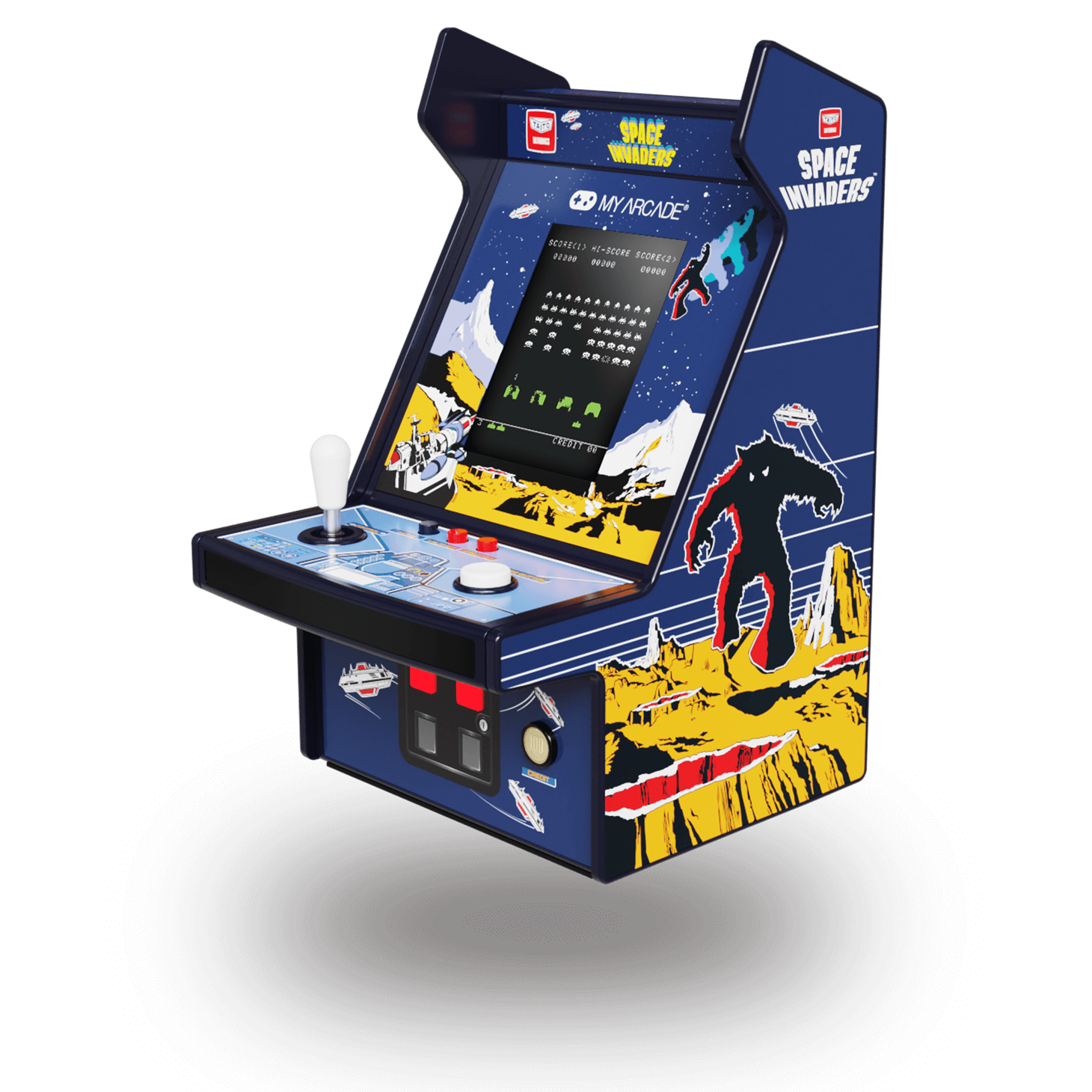 My Arcade Micro Player Pro 6.8" Space Invaders Portable Retro Arcade