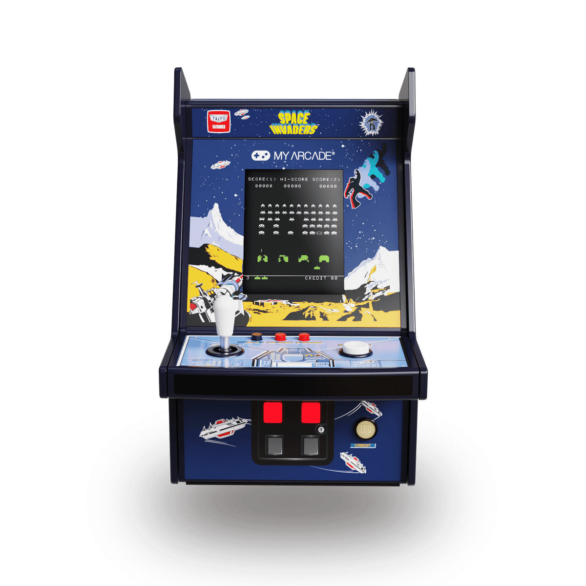 My Arcade Micro Player Pro 6.8" Space Invaders Portable Retro Arcade
