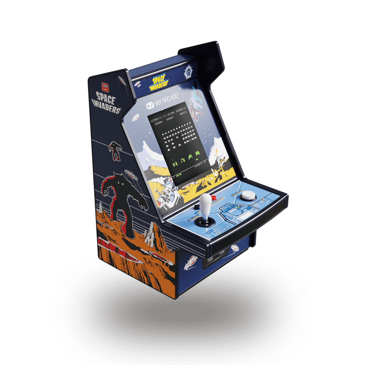My Arcade Micro Player Pro 6.8" Space Invaders Portable Retro Arcade
