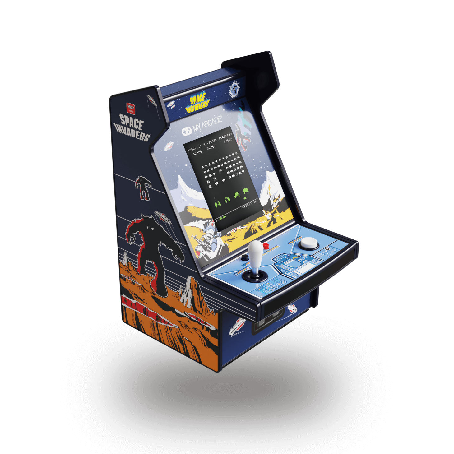 My Arcade Micro Player Pro 6.8" Space Invaders Portable Retro Arcade