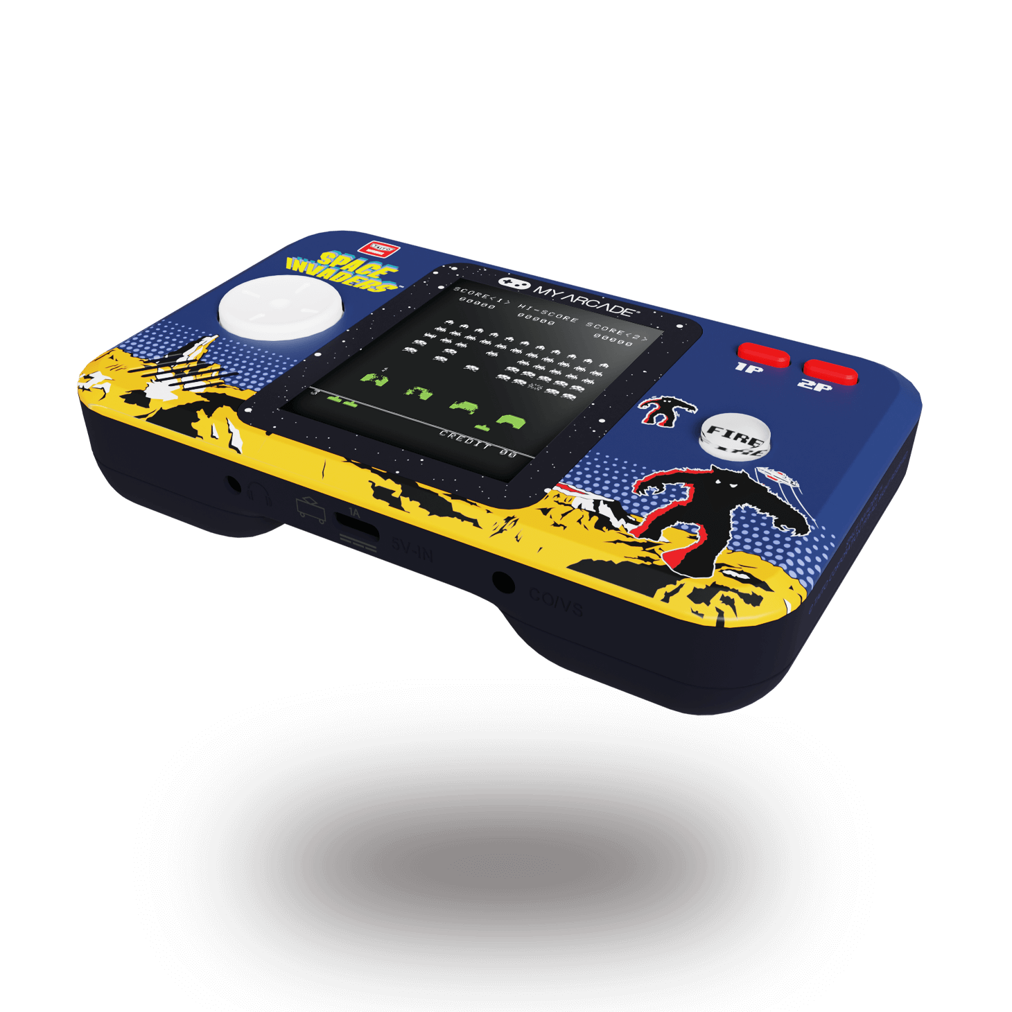 My Arcade Pocket Player Pro Space Invaders Portable Gaming System