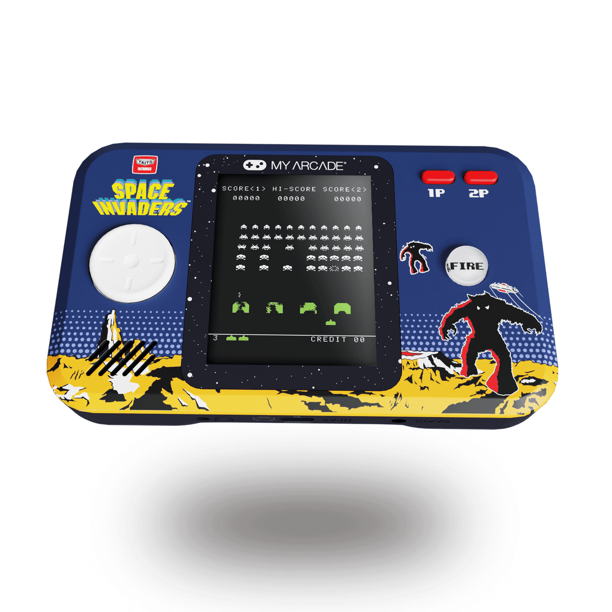 My Arcade Pocket Player Pro Space Invaders Portable Gaming System