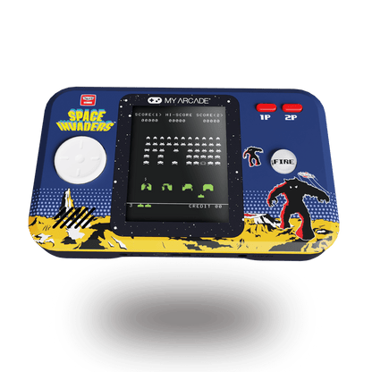My Arcade Pocket Player Pro Space Invaders Portable Gaming System with Travel Case