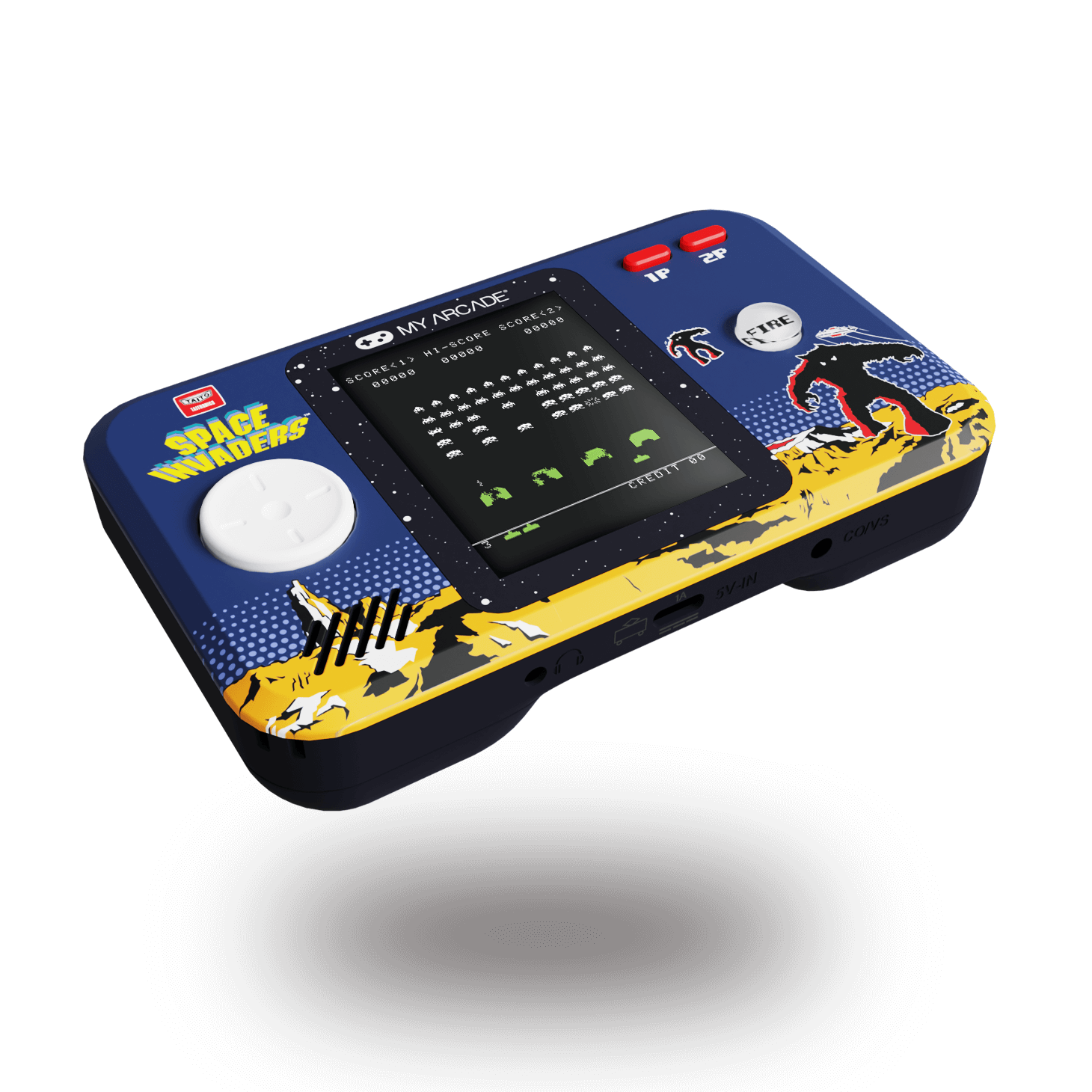 My Arcade Pocket Player Pro Space Invaders Portable Gaming System