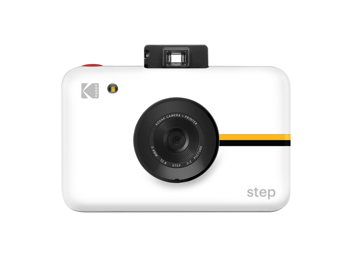 Kodak Step Instant Print Digital Camera, 10MP, 2x3 Zink Prints - White
