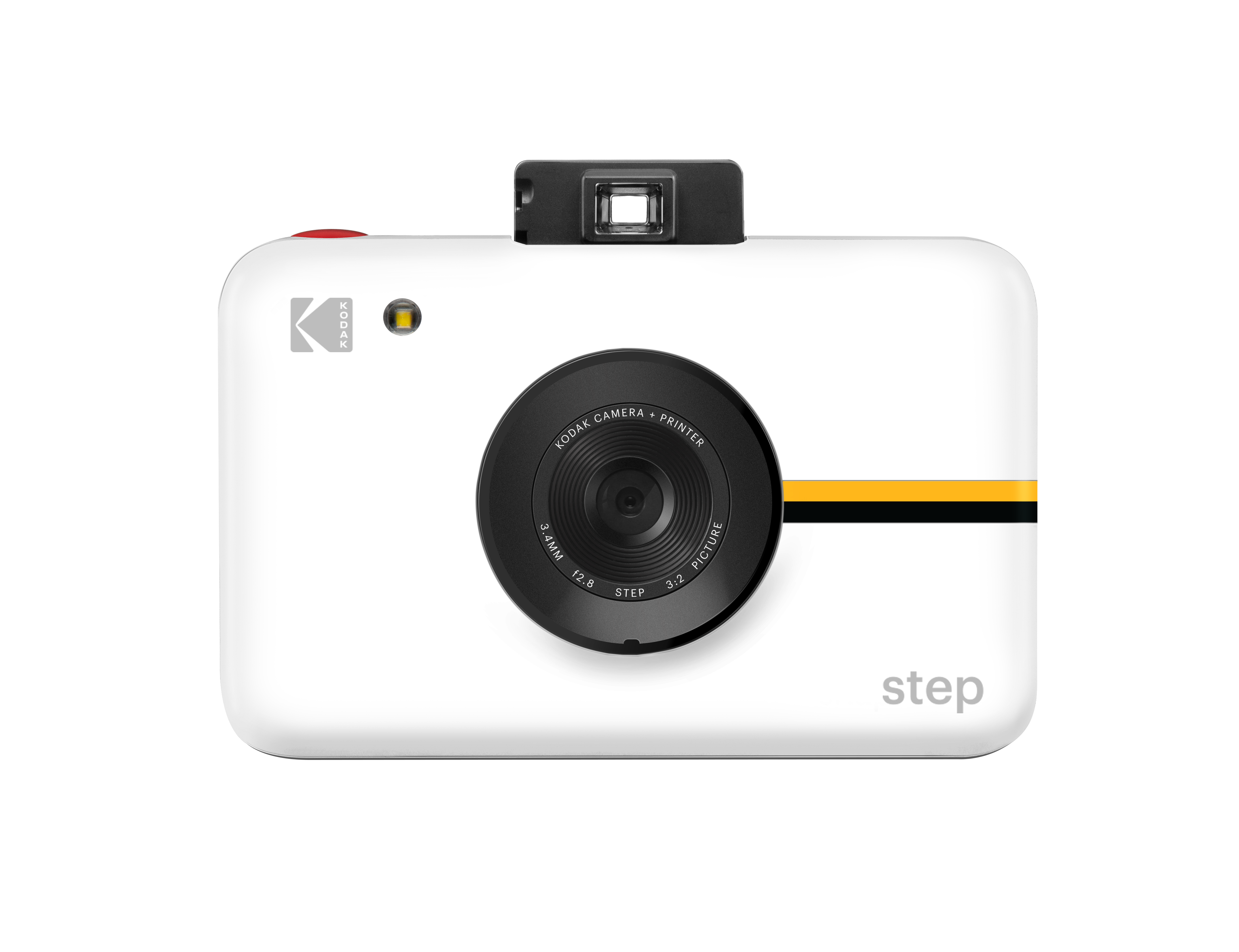 Kodak Step Instant Print Digital Camera, 10MP, 2x3 Zink Prints - White