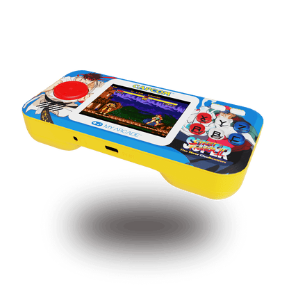 My Arcade Pocket Player Pro Super Street Fighter II Portable Gaming System with Travel Case