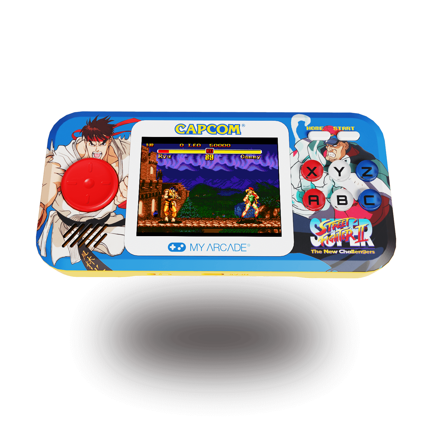 My Arcade Pocket Player Pro Super Street Fighter II Portable Gaming System with Travel Case