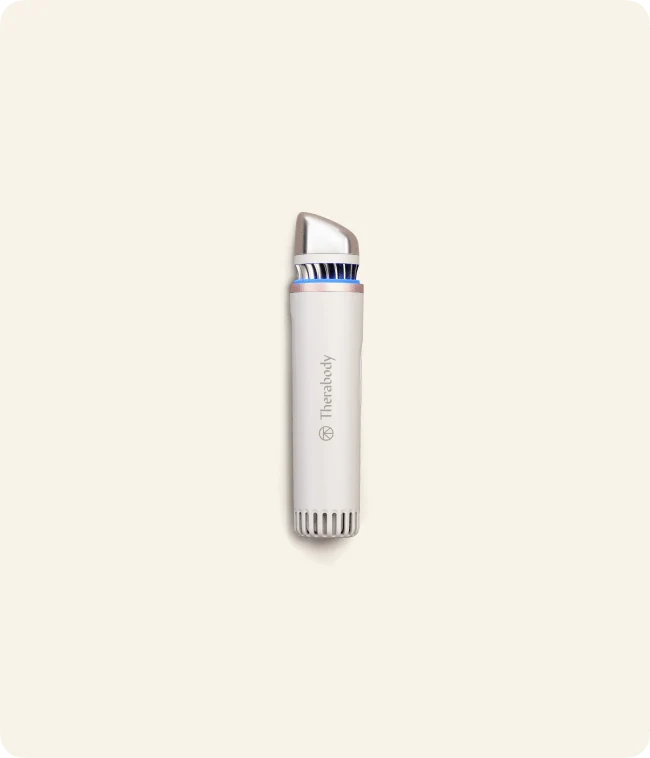 Therabody TheraFace Depuffing Wand Hot & Cold Facial Tool - White
