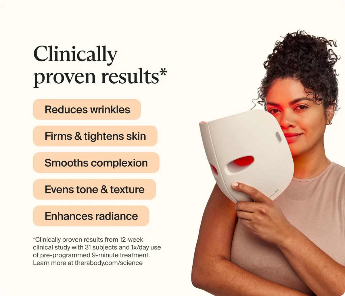 Therabody TheraFace Mask LED Light Therapy Mask