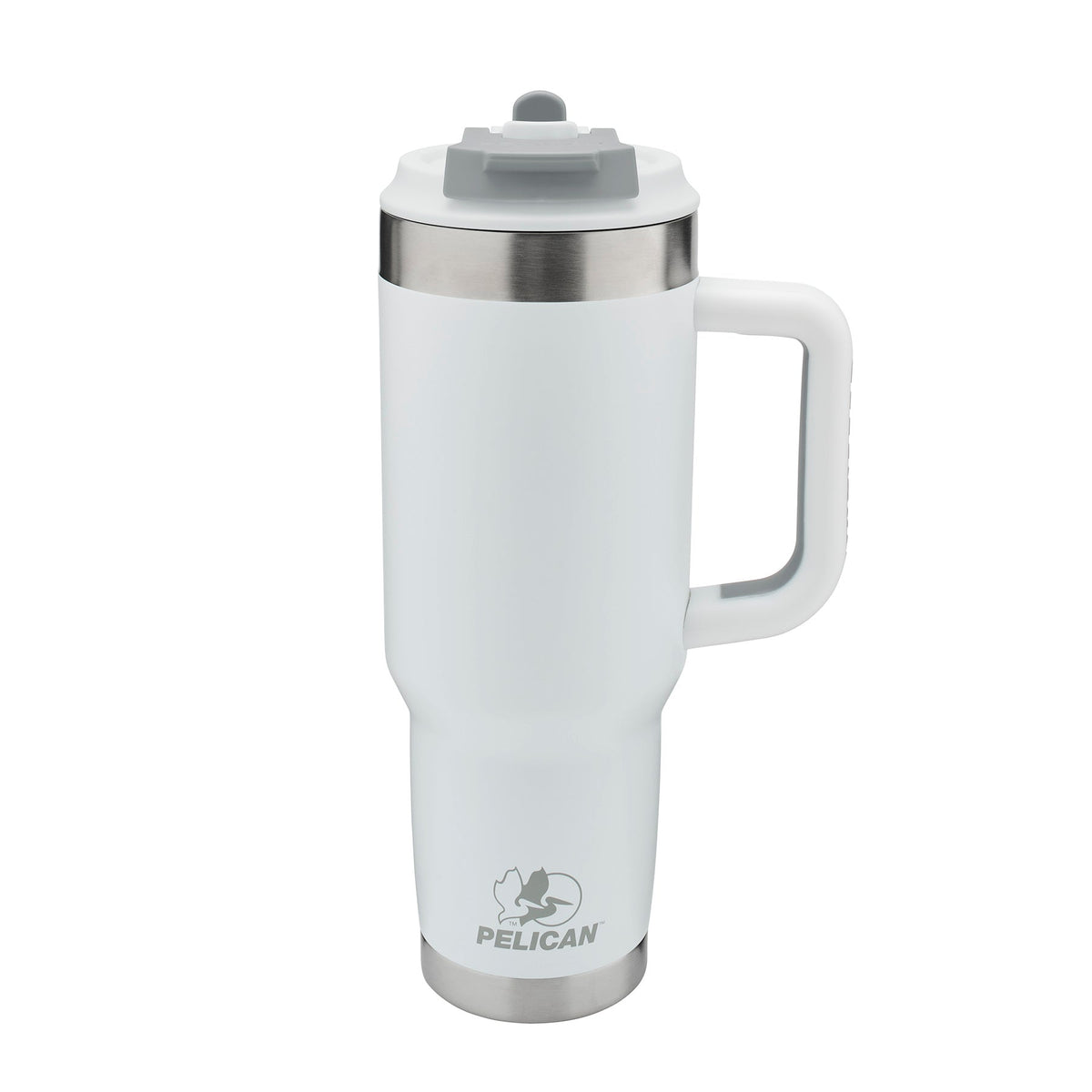 Pelican Porter Dual Lid 40 oz Insulated Tumbler - Bright White