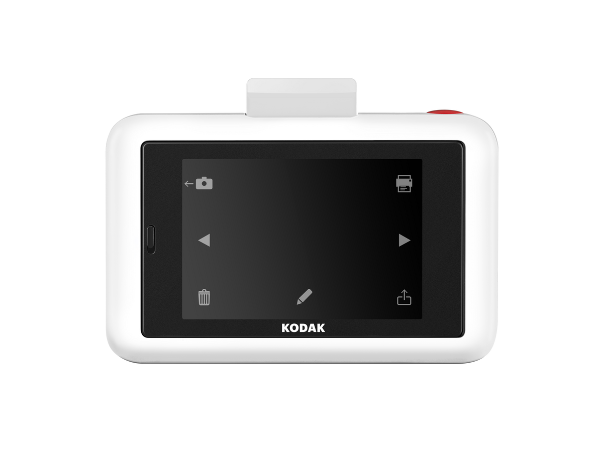 Kodak Step Touch Instant Print Camera, 13MP, 3.5" Touchscreen - White