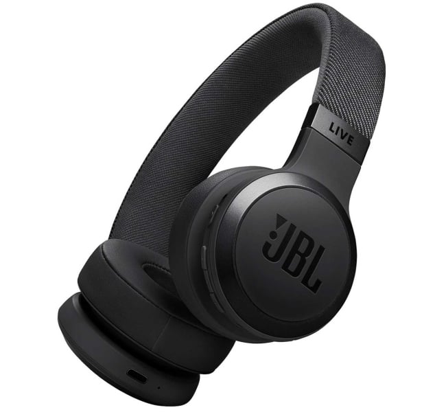 JBL Live 670NC Wireless Adaptive Noise Cancelling On-Ear Headphones - Black