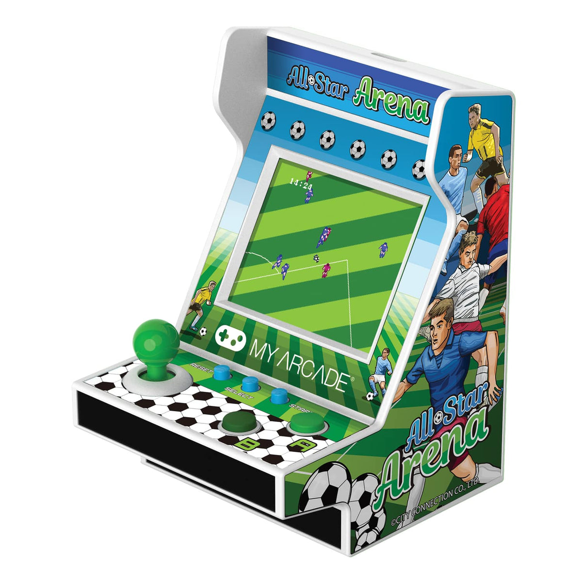 My Arcade Pico Player 3.75" All-Star Arena Collectible Retro Arcade (107 Games in 1)