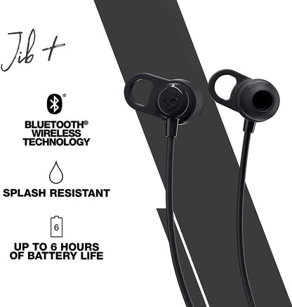 Skullcandy Jib+ Wireless Bluetooth In-Ear Earbuds - Black