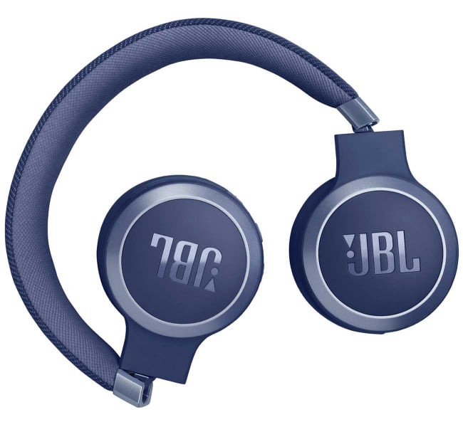 JBL Live 670NC Wireless Adaptive Noise Cancelling On-Ear Headphones - Blue